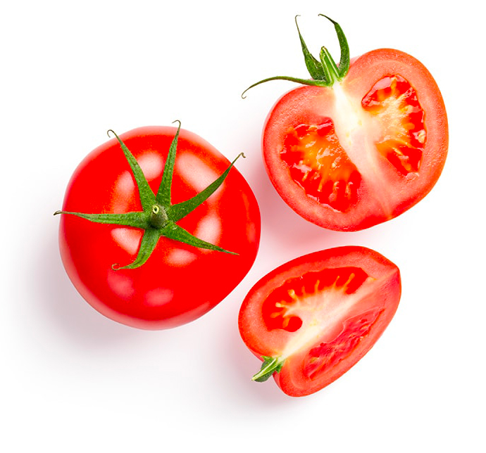 Tomates découpées